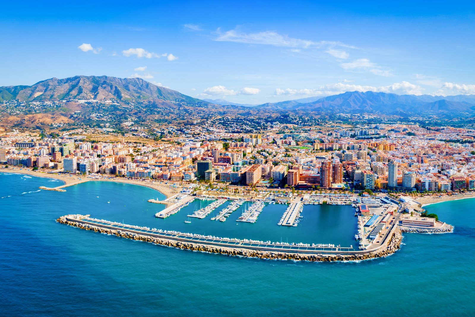 Fuengirola coastal street