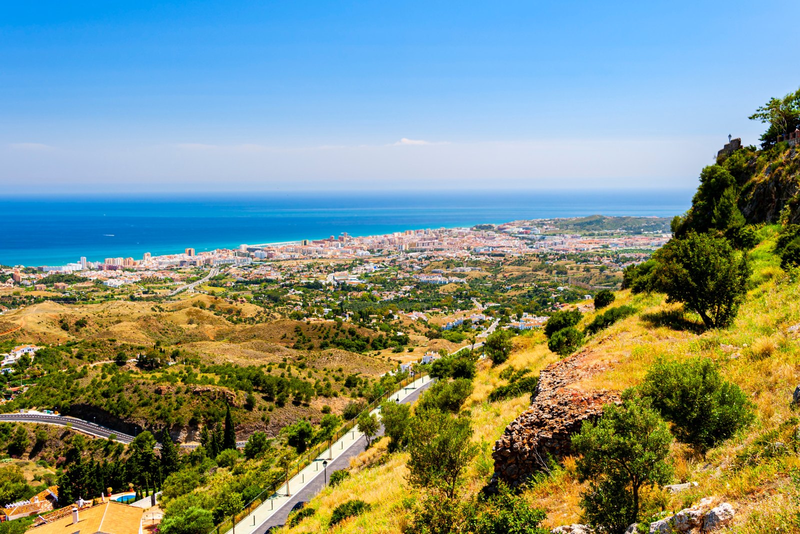Mijas hillside view